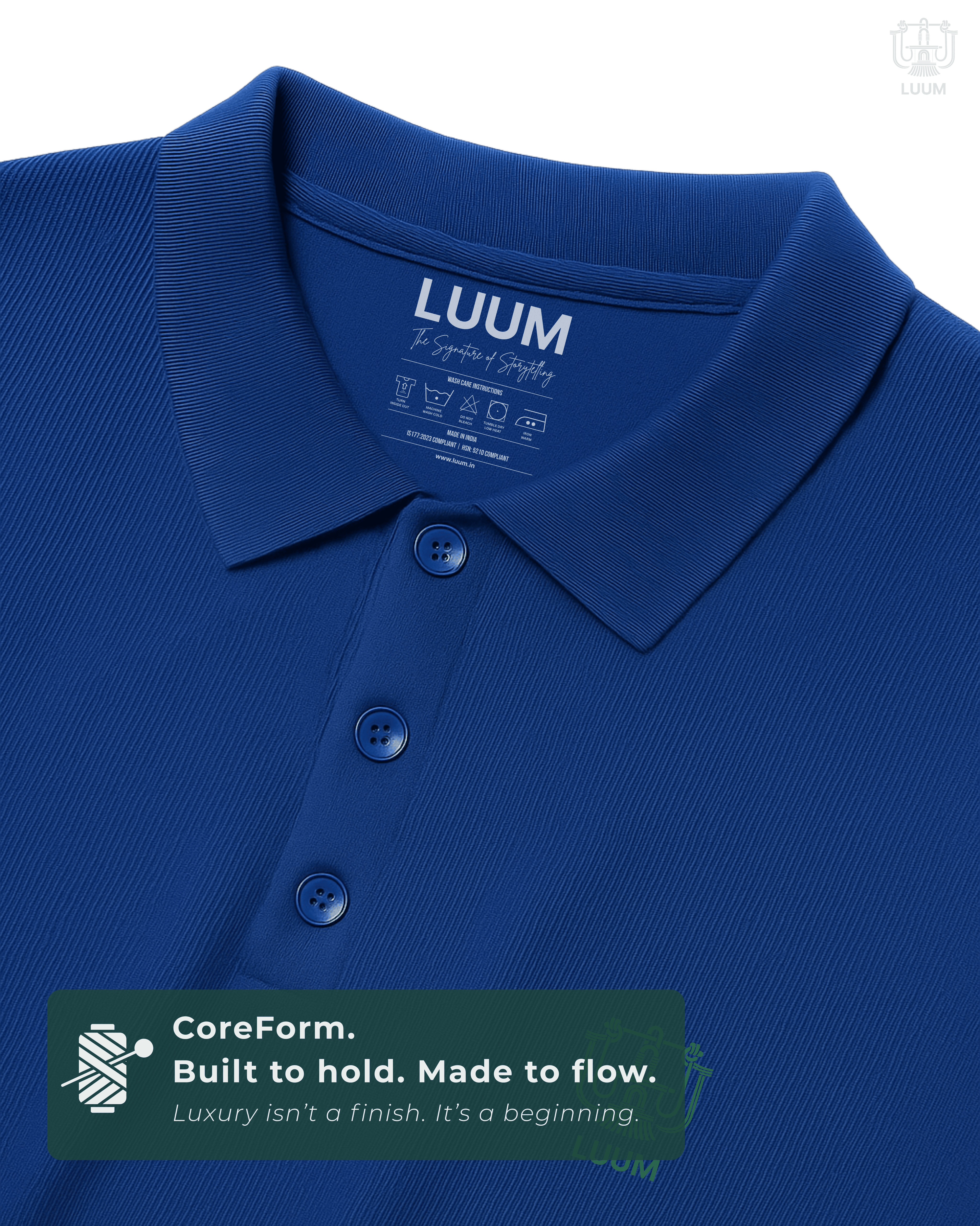 CoreForm Polo - Royal Blue