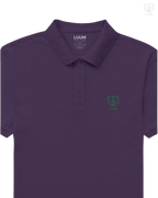 LUUM CoreForm Purple Polo T-Shirt - A 240 GSM All Airtex Cotton Marvel.