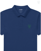 LUUM CoreForm Royal Blue Polo T-Shirt - A 240 GSM All Airtex Cotton Marvel.