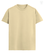 LUUM CoreForm Beige Regular Fit T-Shirt - A 180 GSM All SUPIMA Cotton Marvel.