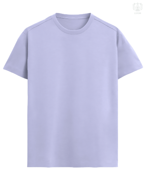LUUM CoreForm Lavendar Regular Fit T-Shirt - A 180 GSM All SUPIMA Cotton Marvel.