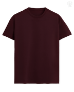 LUUM CoreForm Maroon Regular Fit T-Shirt - A 180 GSM All SUPIMA Cotton Marvel.