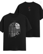 Regular fit 180 GSM Supima cotton LUUM's Catwoman T-shirt in black with cinematic design inspired by Batman: The Animated Series. Part of DailyPrints Collection. Belief. Woven and Worn.